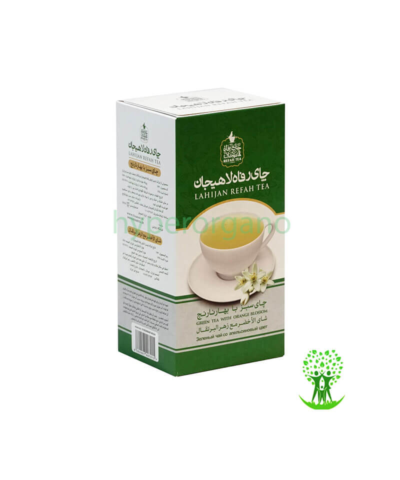 چای سبز با بهارنارنج 210 گرمی لاهیجان چای سبز با بهارنارنج 210 گرمی رفاه لاهیجان